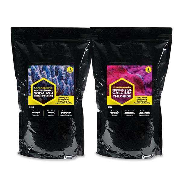 LiveAquaria® 2-Part Soda Ash (Sodium Carbonate) & Calcium Chloride Kit LiveAquaria® 2-Part Soda Ash (Sodium Carbonate) & Calcium Chloride Kit