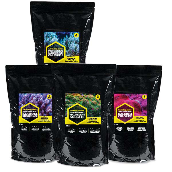 LiveAquaria® 3-Part Sodium Bicarbonate, Calcium Chloride, and Magnesium Kit LiveAquaria® 3-Part Sodium Bicarbonate, Calcium Chloride, and Magnesium Kit