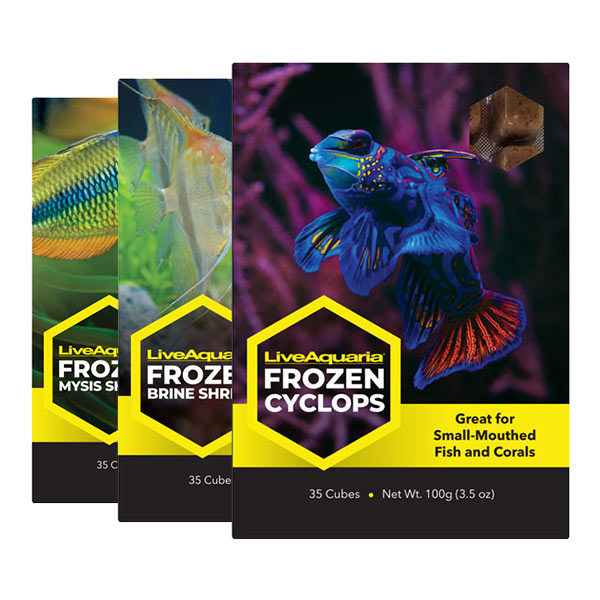 LiveAquaria Marine Variety Pack Frozen Fish Food LiveAquaria Marine Variety Pack Frozen Fish Food