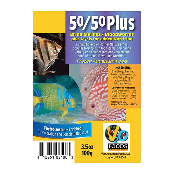 V2O Foods 50/50 Plus Mix Frozen Food V2O Foods 50/50 Plus Mix Frozen Food