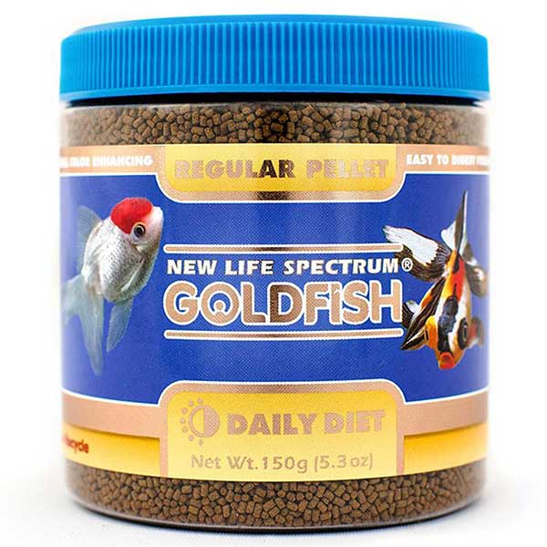 New Life Spectrum Goldfish Regular Pellet Complete Food Diet New Life Spectrum Goldfish Regular Pellet Complete Food Diet