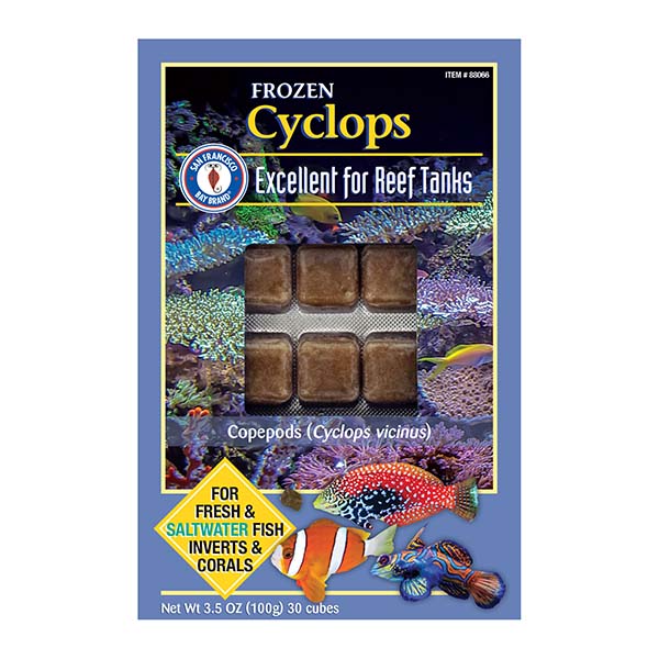 San Francisco Bay Brand® Frozen Cyclops Fresh & Saltwater Fish Food San Francisco Bay Brand® Frozen Cyclops Fresh & Saltwater Fish Food