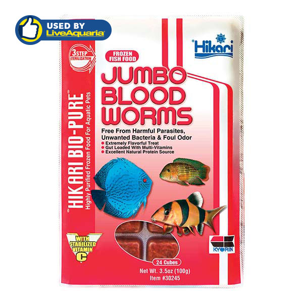 Hikari® Bio-Pure® Frozen Jumbo Blood Worms Hikari® Bio-Pure® Frozen Jumbo Blood Worms