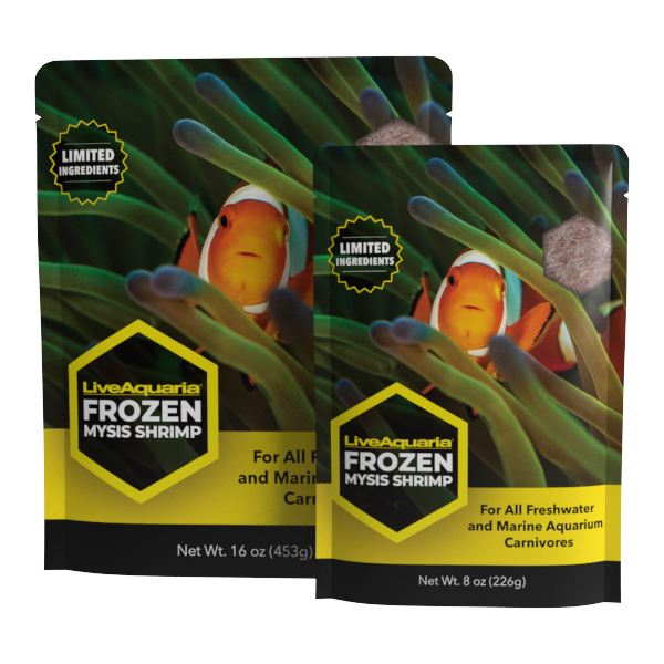 LiveAquaria® Frozen Mysis Shrimp - Flatpacks LiveAquaria® Frozen Mysis Shrimp - Flatpacks